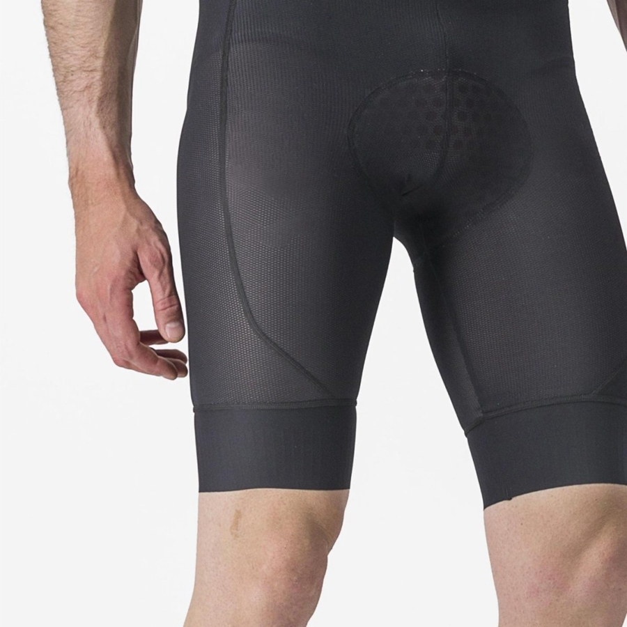 Short Castelli TRAIL LINER Hombre Negras | AZBNQYH-19