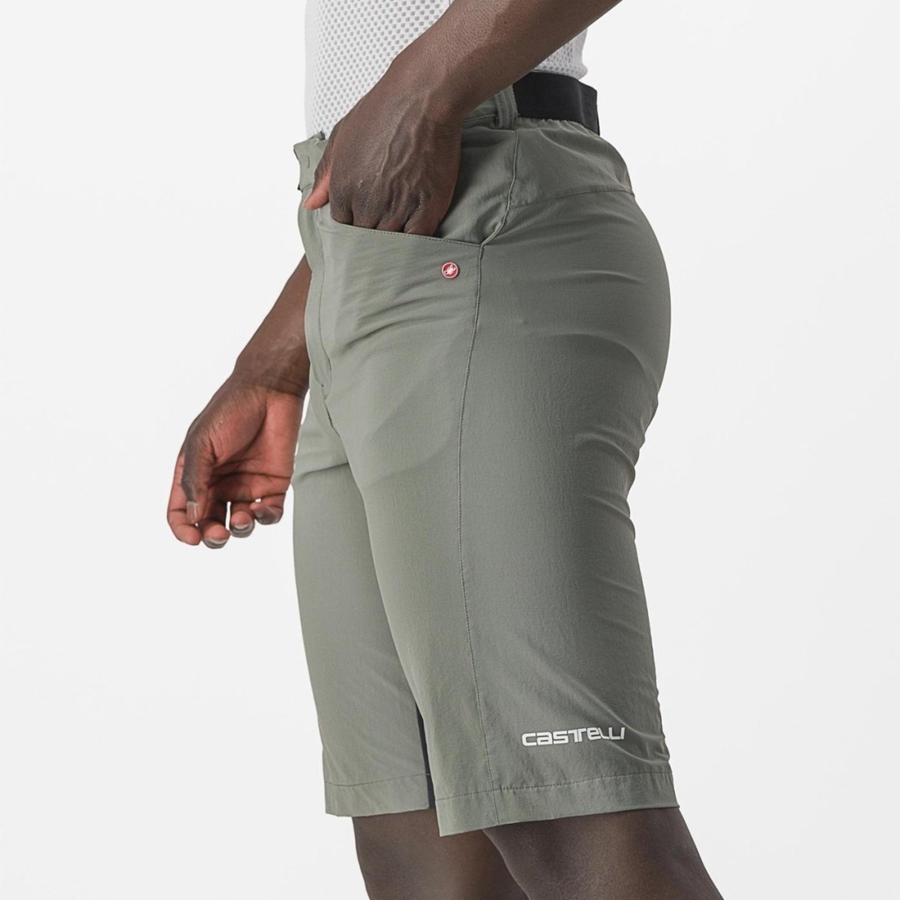 Short Castelli UNLIMITEDGY Hombre Gris | BGCYIVN-81