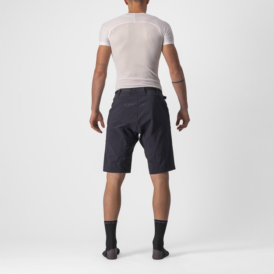 Short Castelli UNLIMITED TRAILGY Hombre Negras | QDCOPNL-57