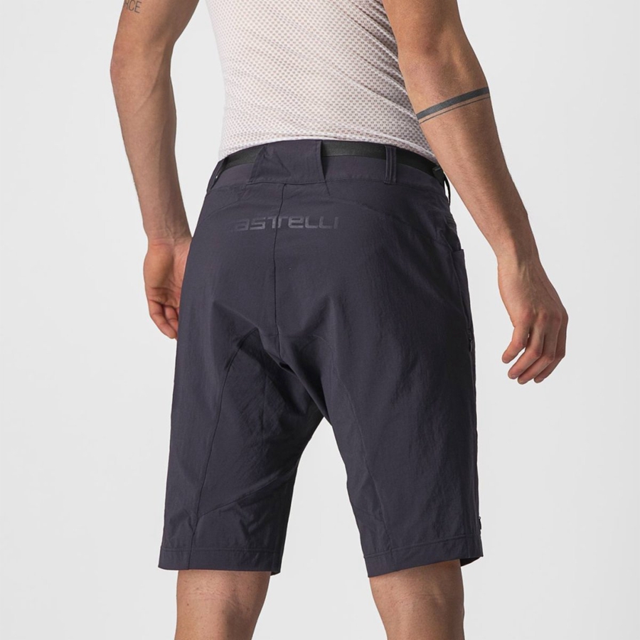 Short Castelli UNLIMITED TRAILGY Hombre Negras | QDCOPNL-57