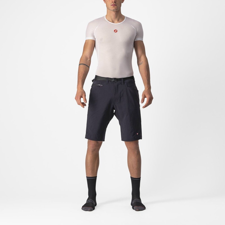 Short Castelli UNLIMITED TRAILGY Hombre Negras | QDCOPNL-57