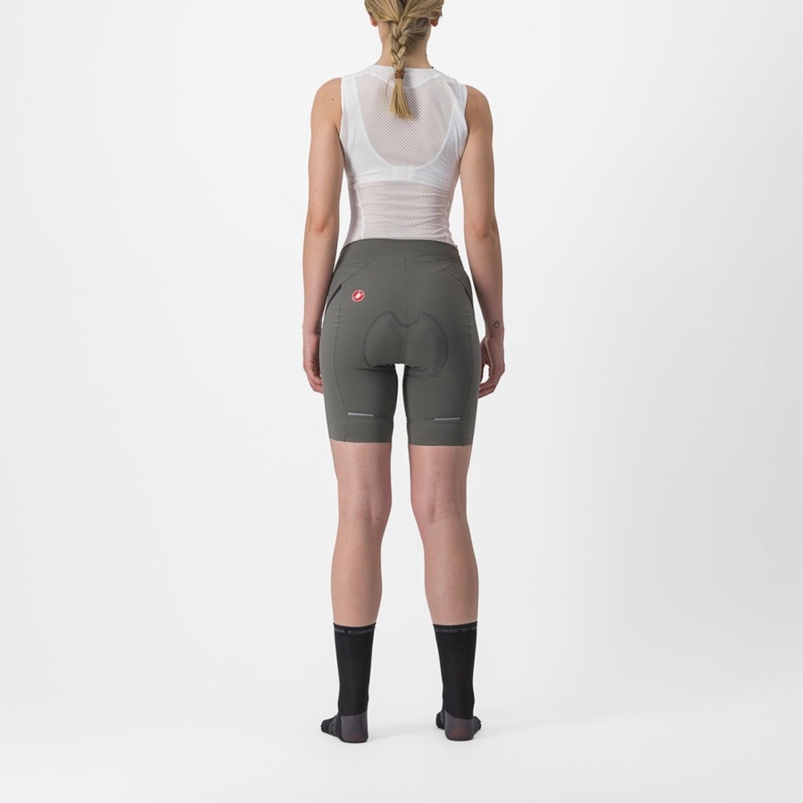 Short Castelli VELOCISSIMA 3 Mujer Gris Gris Oscuro | MYUCJEK-02