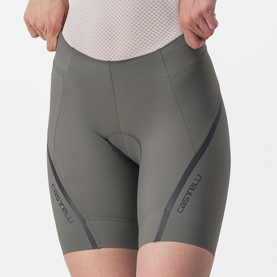 Short Castelli VELOCISSIMA 3 Mujer Gris Gris Oscuro | MYUCJEK-02