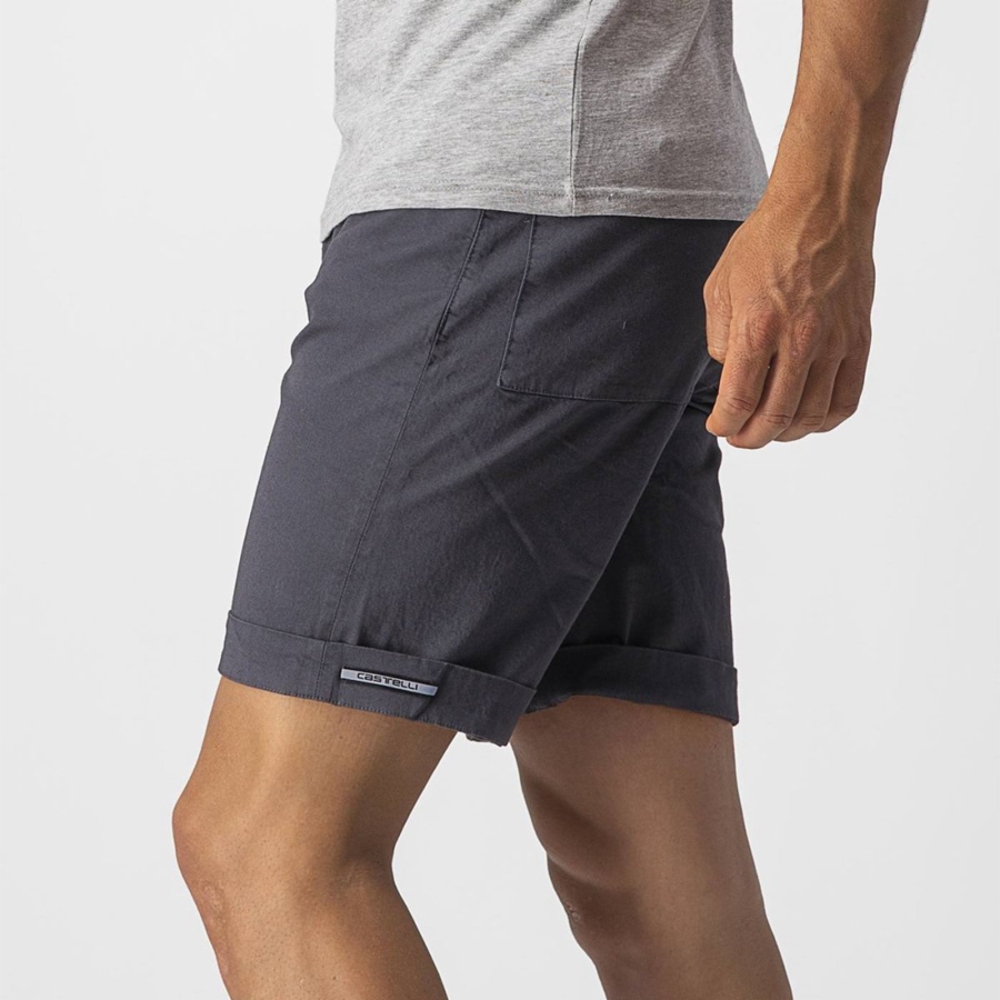 Short Castelli VG 5 POCKET Hombre Azules Oscuro | ICRVGXP-32