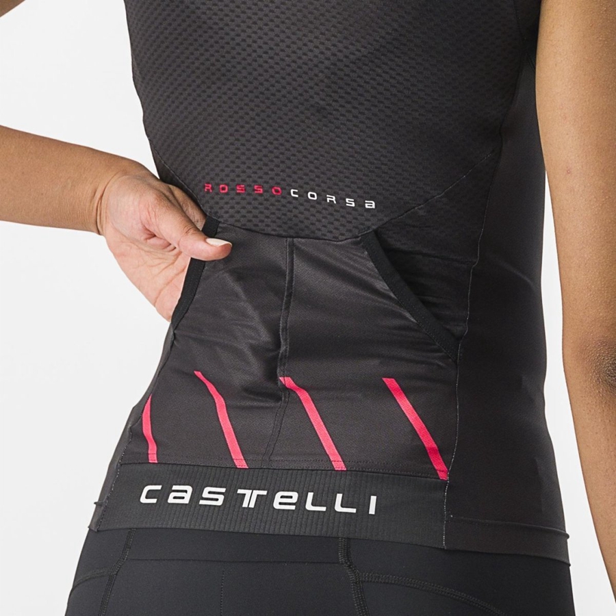 Trajes Castelli FREE 2 W TRI SINGLET Mujer Negras | ZDQHLNY-62